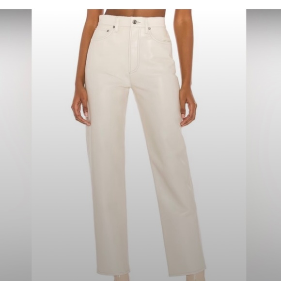 Agolde Recycled Leather Pants - Picture 1 of 3